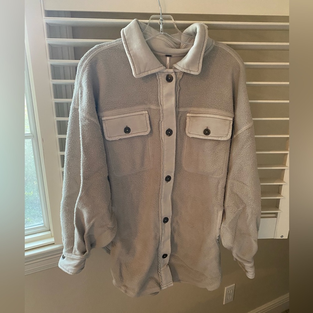 Free People Ruby Jacket Stone